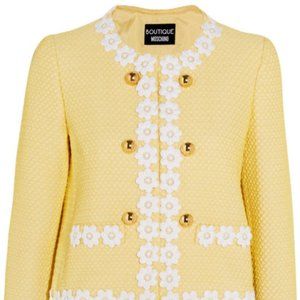 BOUTIQUE MOSCHINO Honeycomb yellow Daisy Jacket